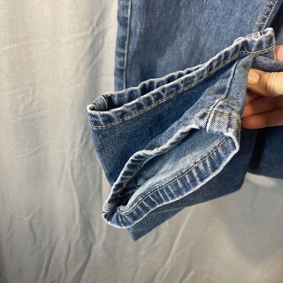 Levis 541 Jeans Mens 32x35 Blue Athletic Tapered Fit Denim Pants Chore Outdoor - Picture 3 of 7